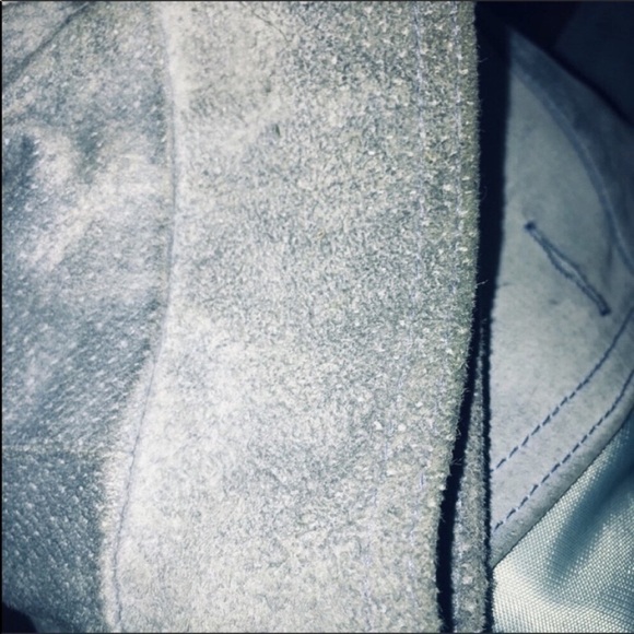 Blue suede jacket - Picture 5 of 5